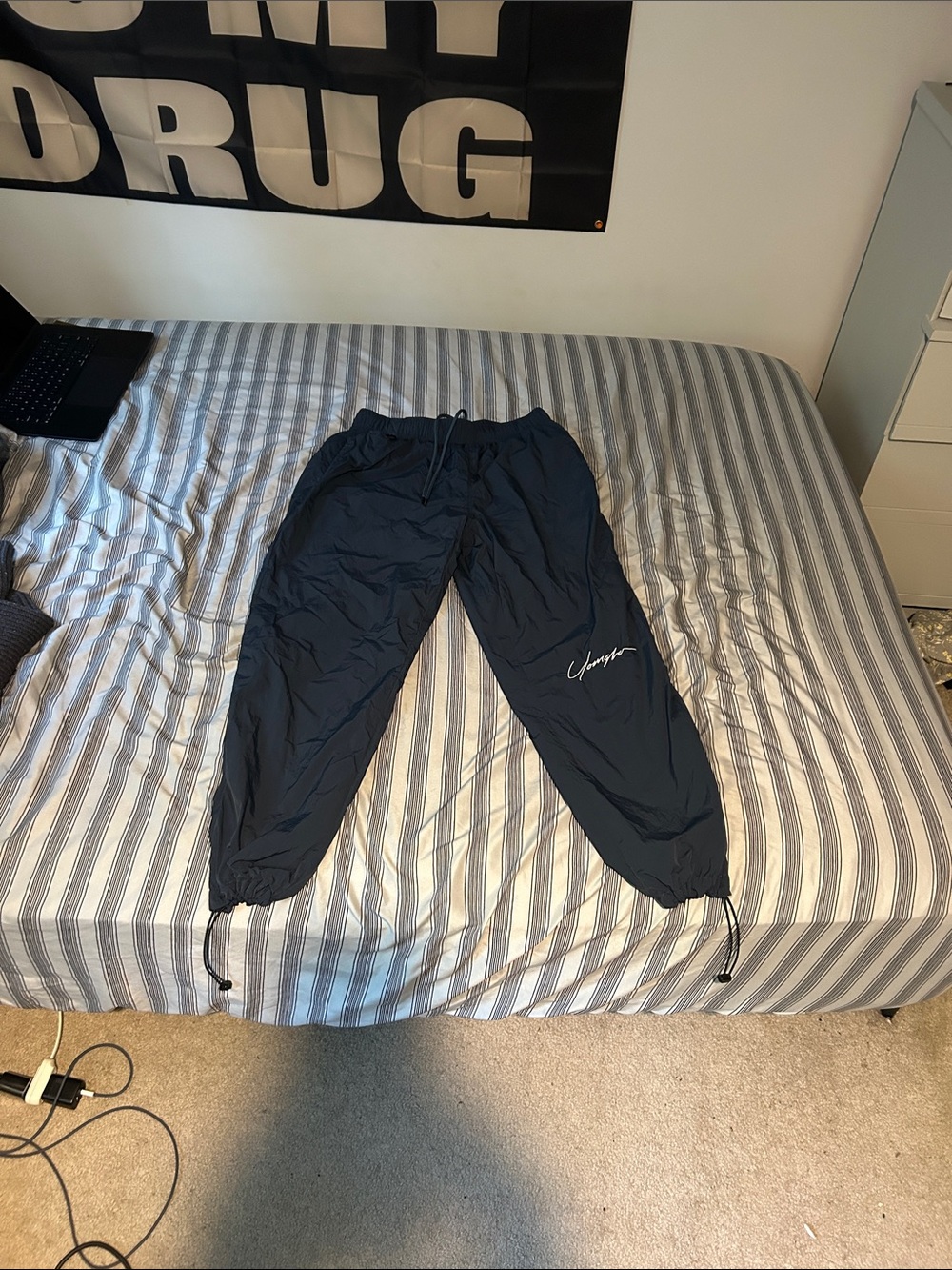 YoungLA Dark Blue Jumpsuit Sweatpants